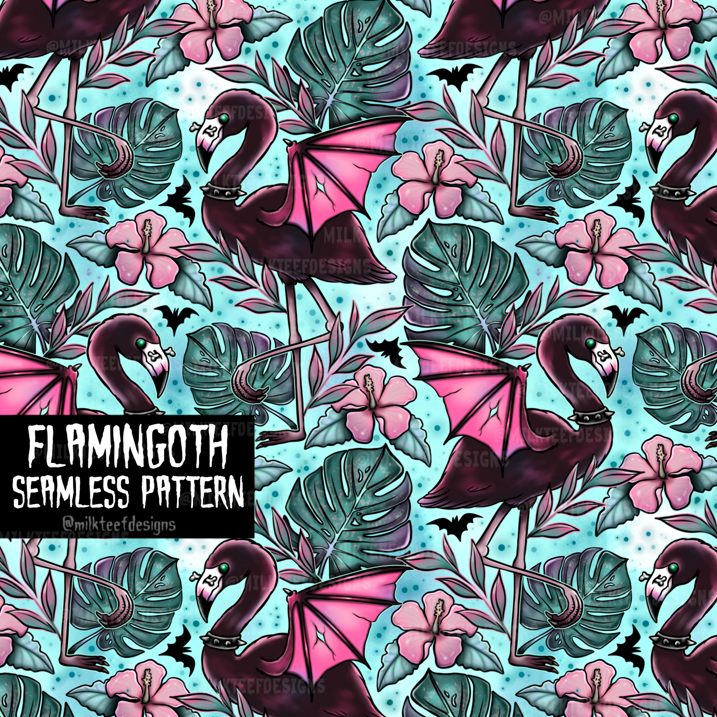 Flamingoth / Seamless Pattern