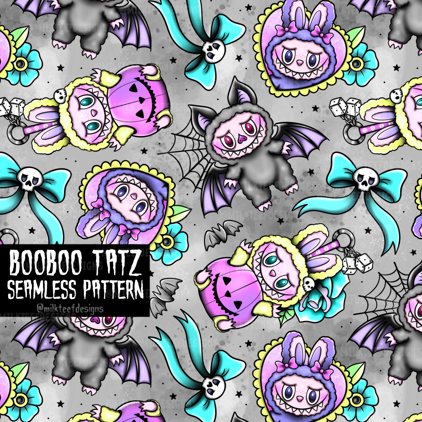 Booboo Tatz / Seamless Pattern