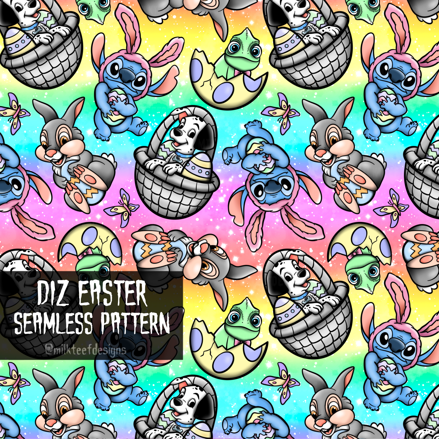 Diz Easter / Seamless Pattern