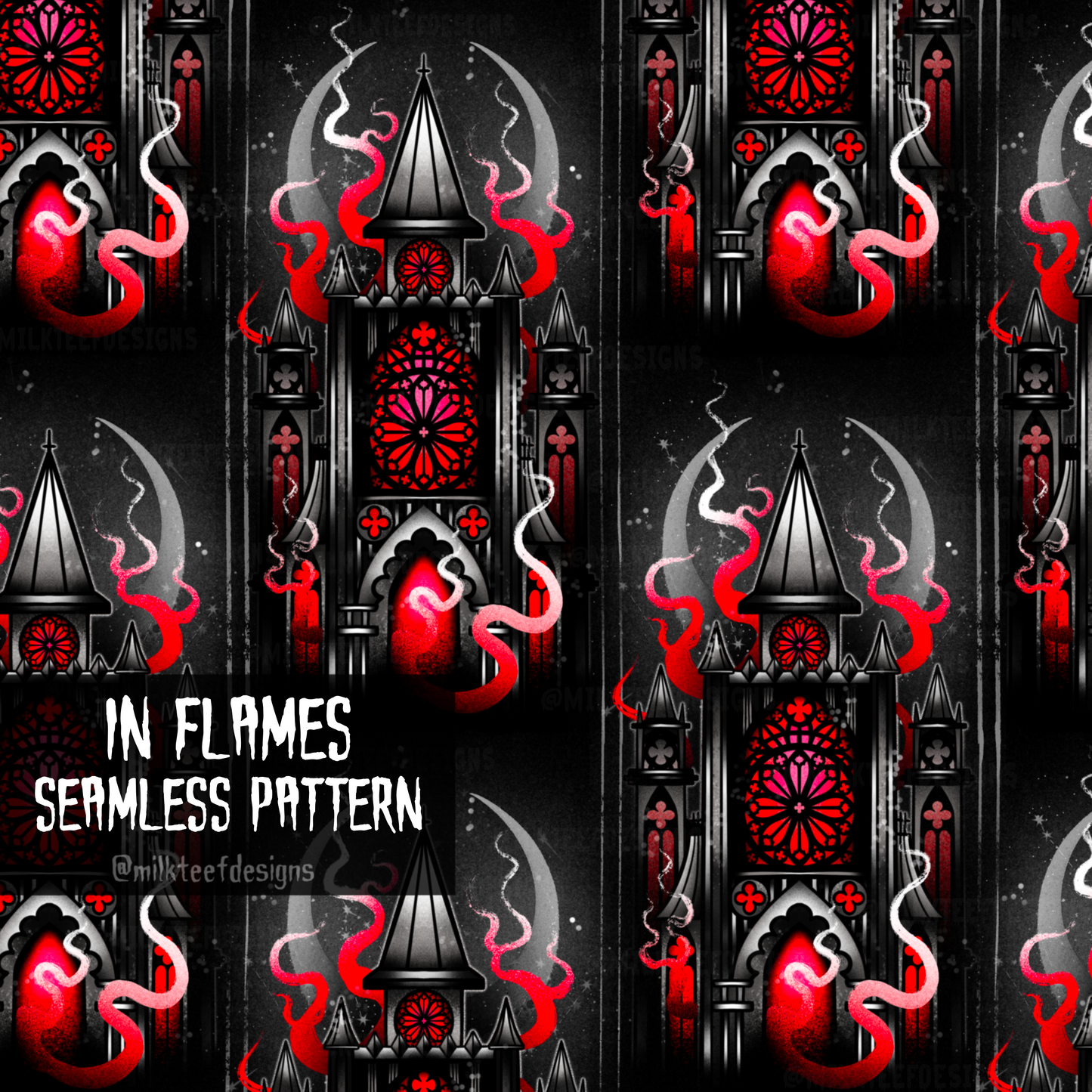 In Flames / Seamless Pattern