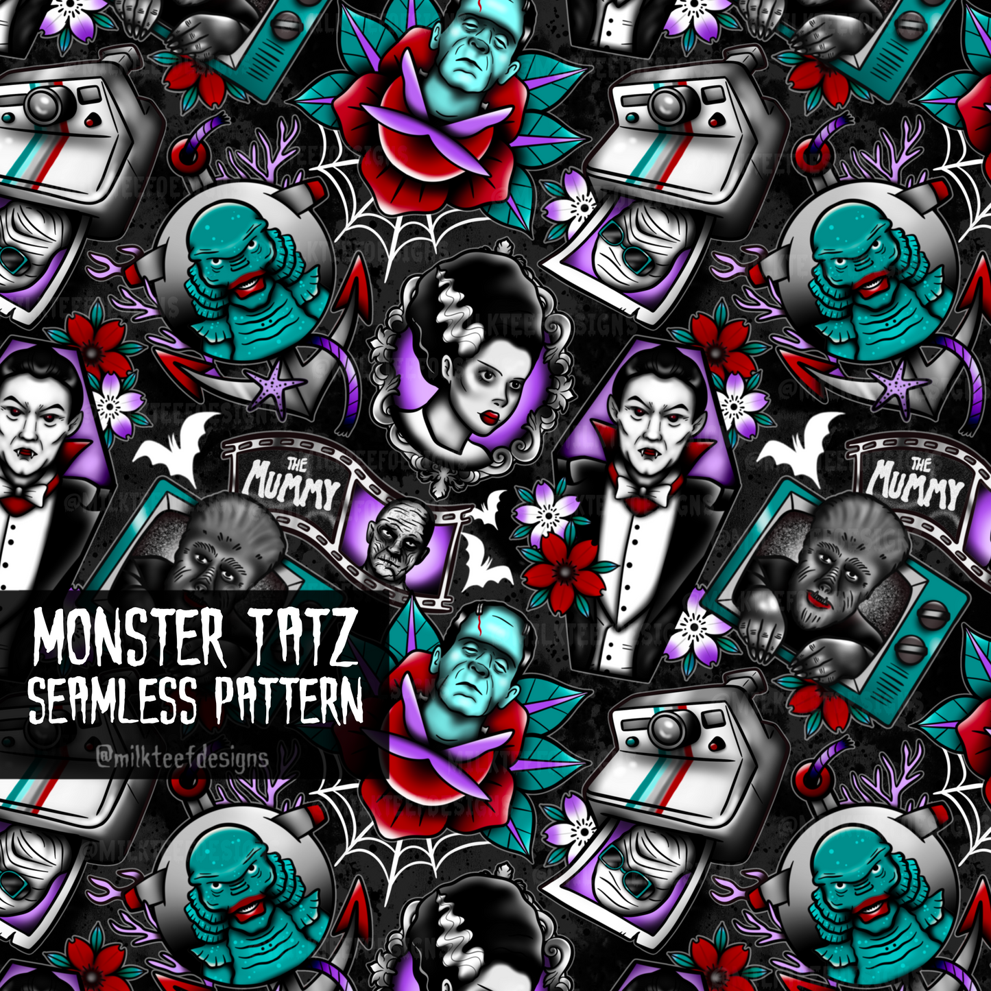 Monster Tatz / Seamless Patterns