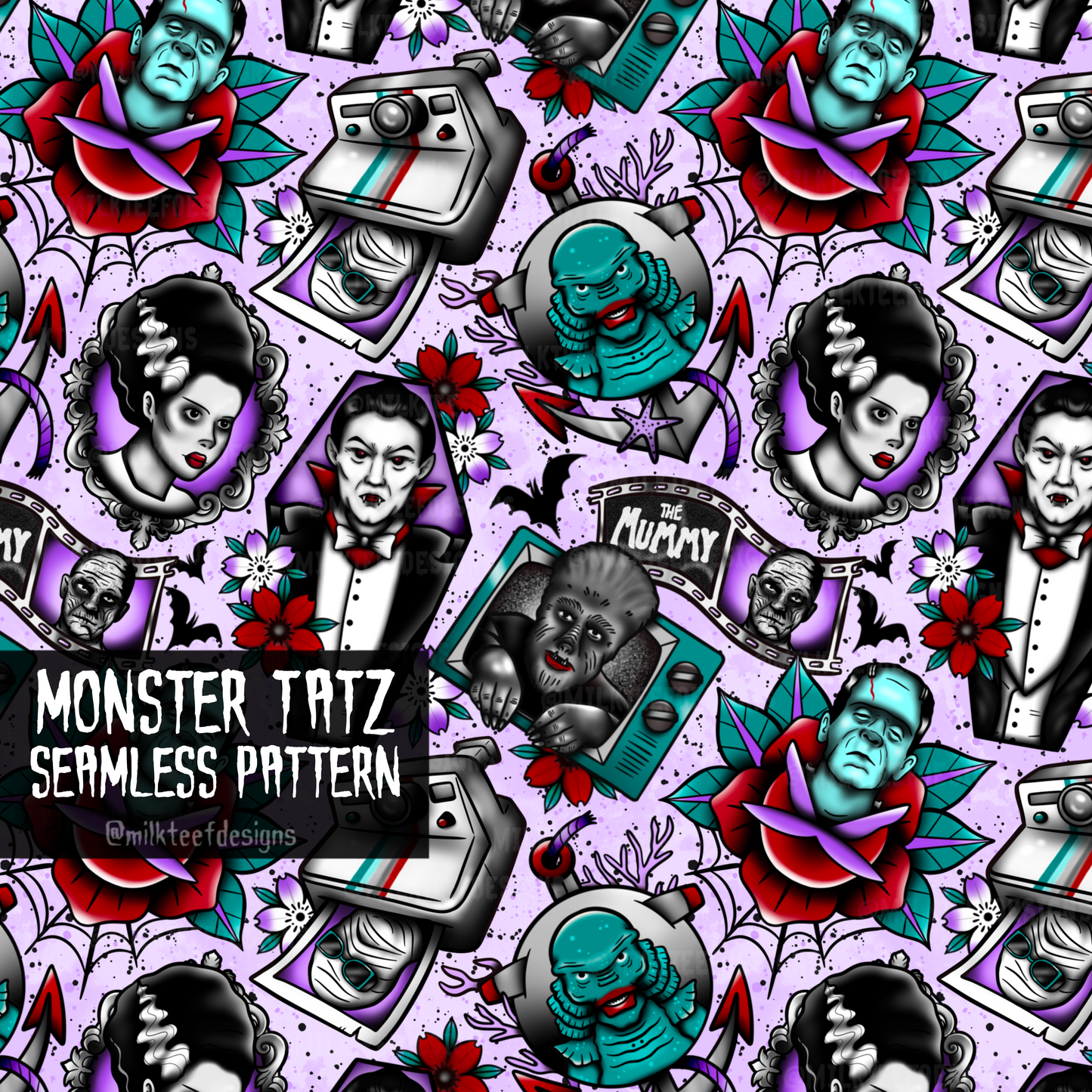 Monster Tatz / Seamless Patterns