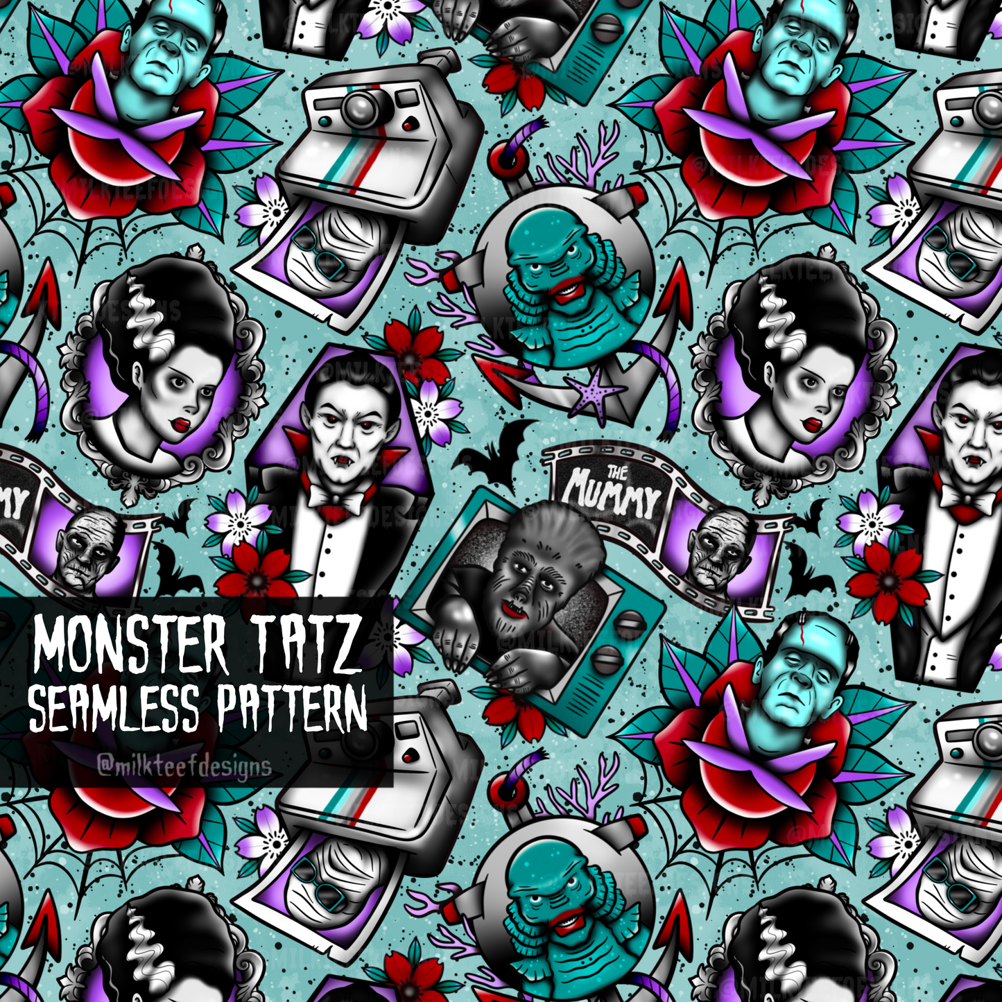Monster Tatz / Seamless Patterns
