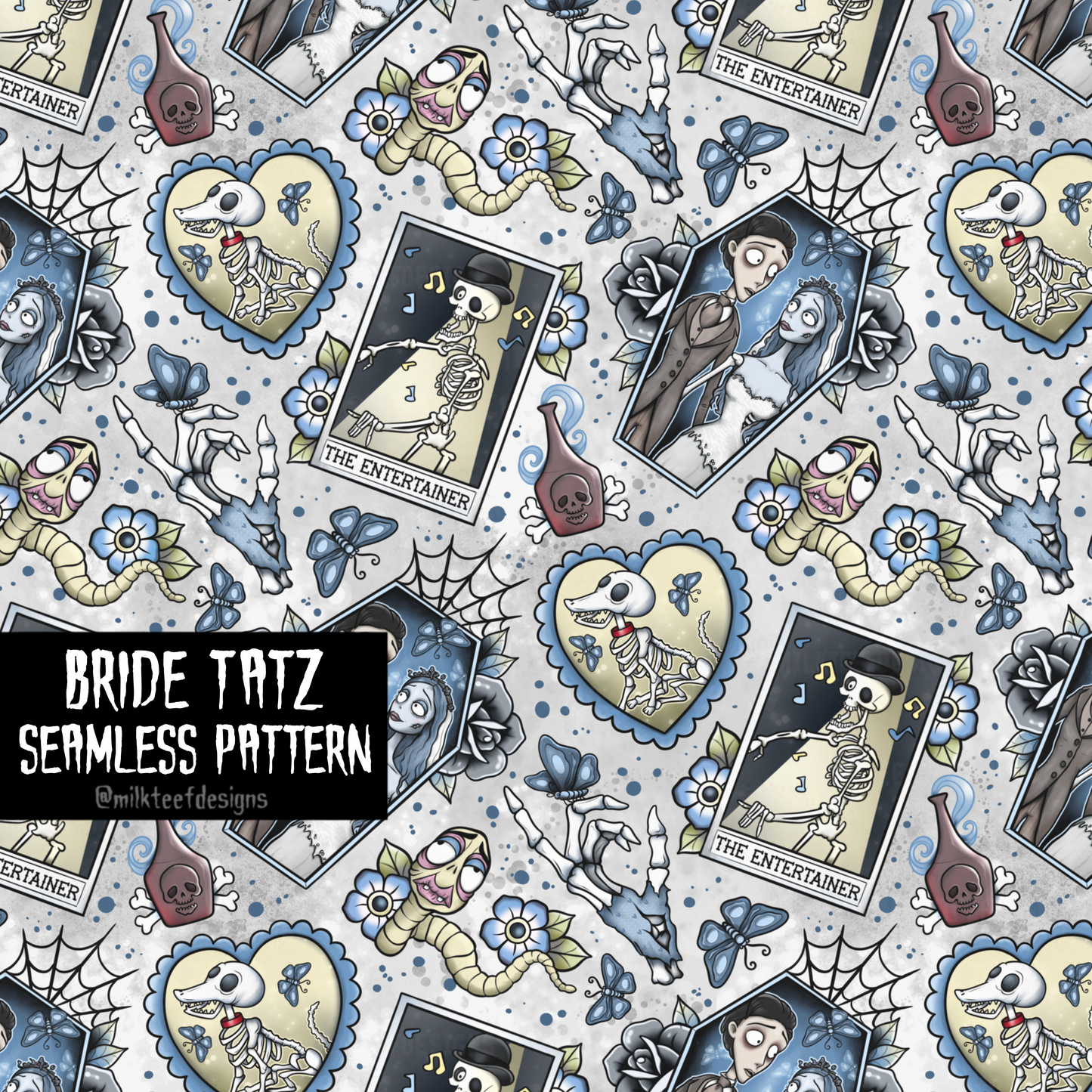 Bride Tatz / Seamless Pattern