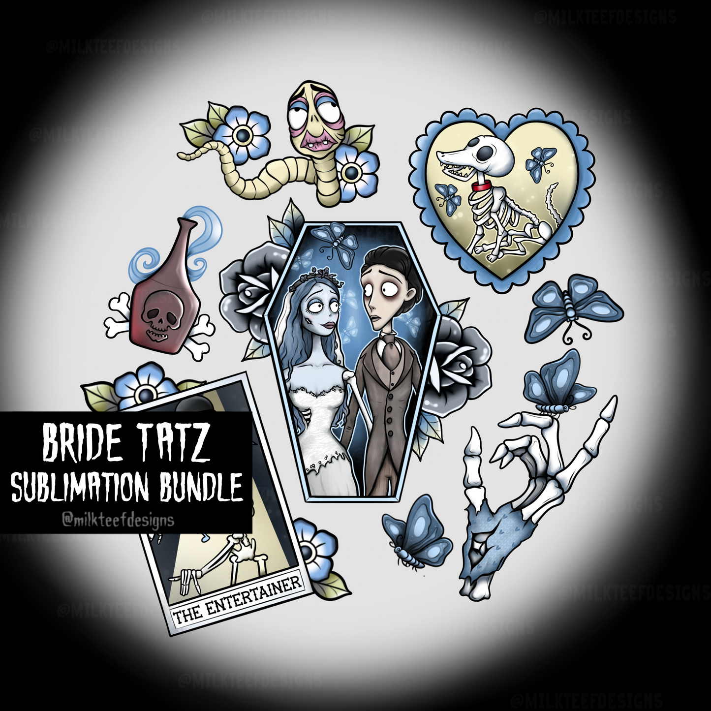 Bride Tatz / Sublimation File / Bundle