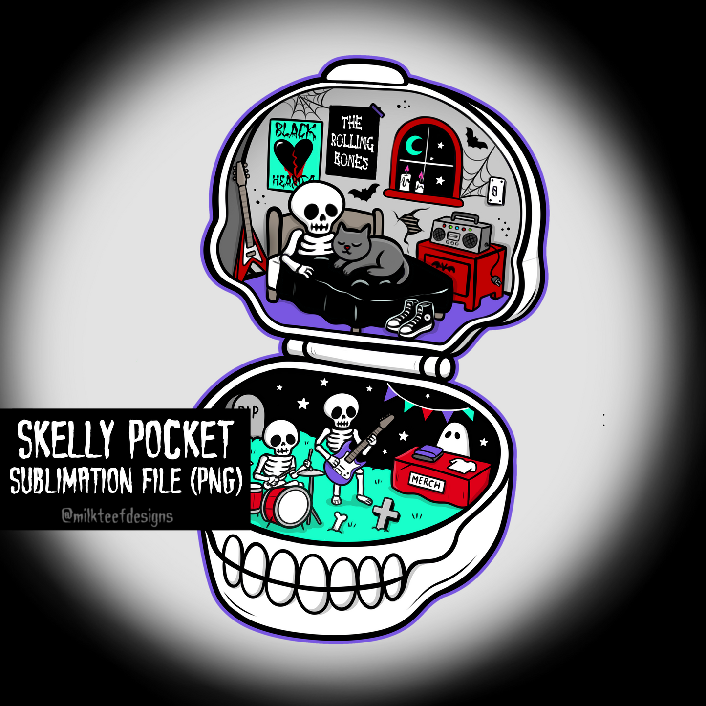 Skelly Pocket / Sublimation File