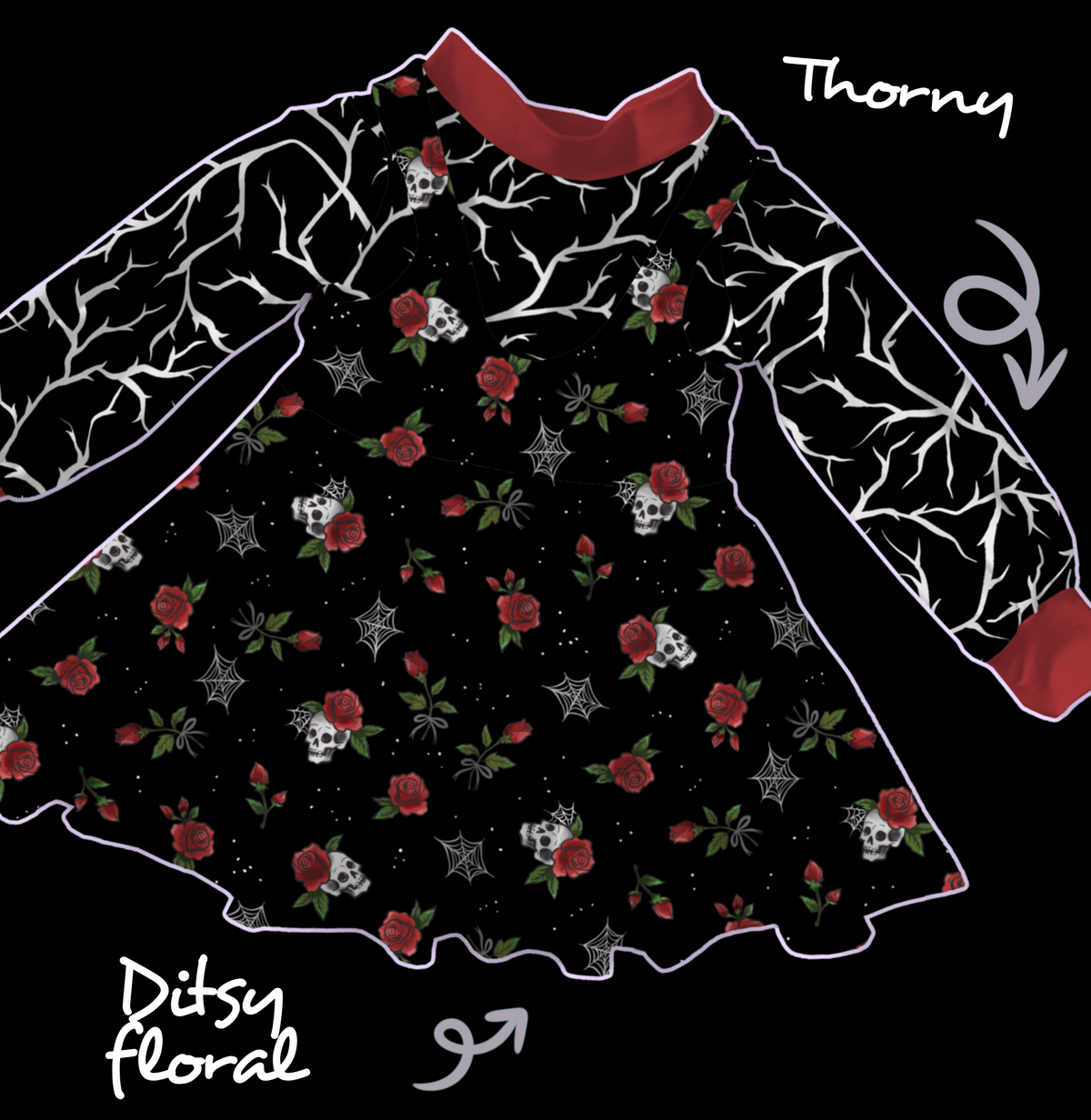 Ditsy Floral / Seamless Pattern