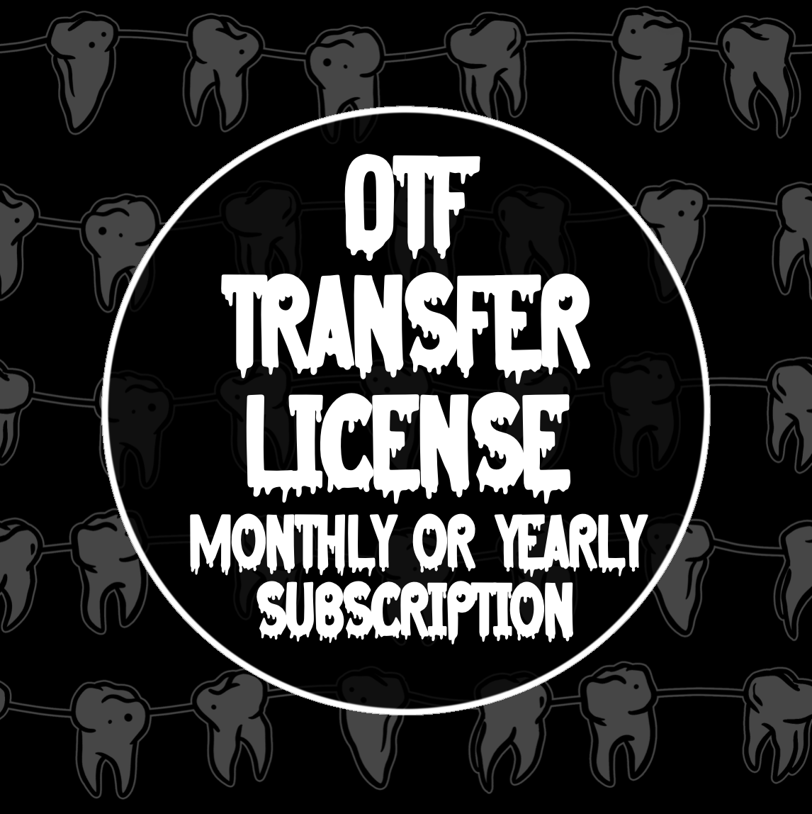 Dtf / Uvdtf License (Subscription)
