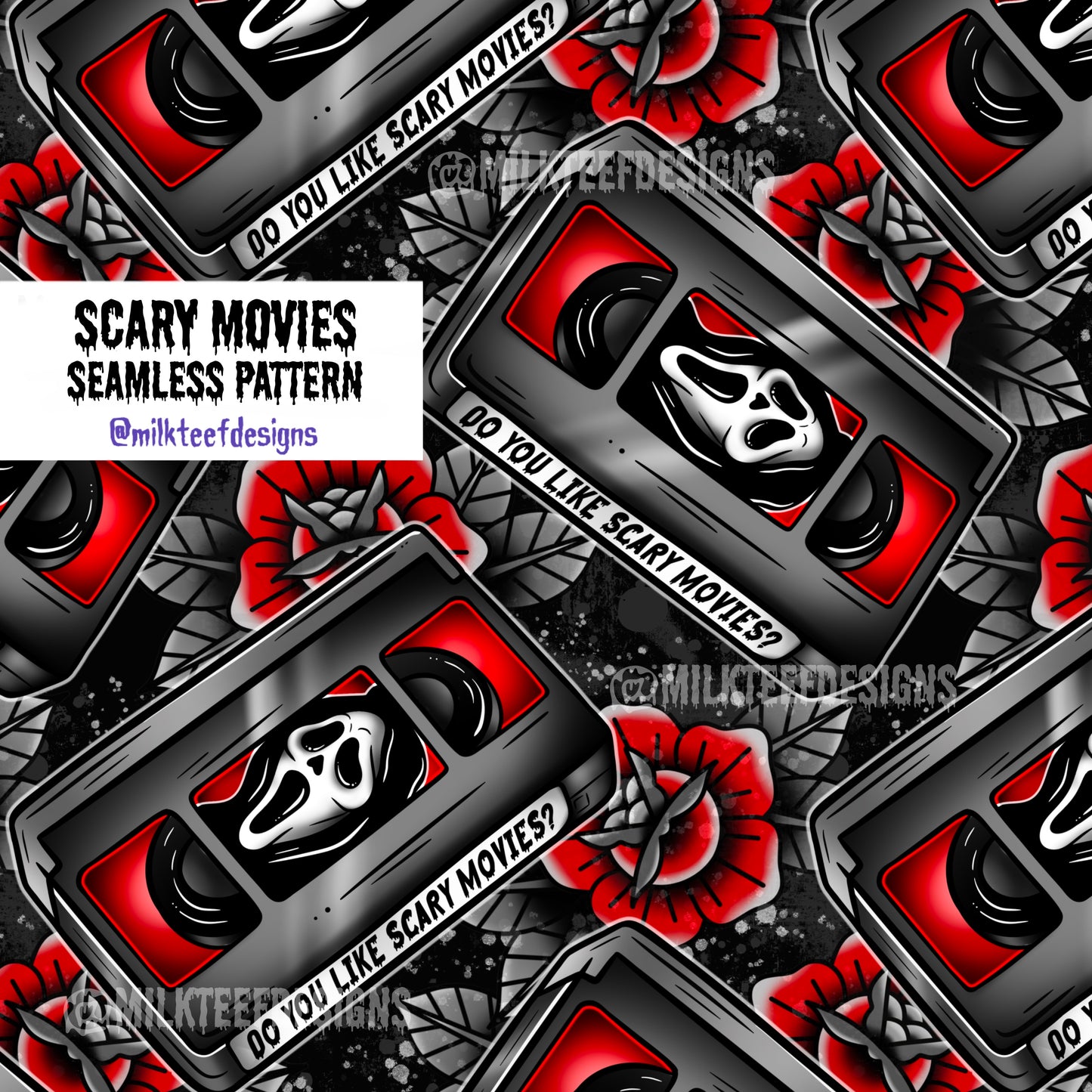Scary Movies / Seamless Pattern