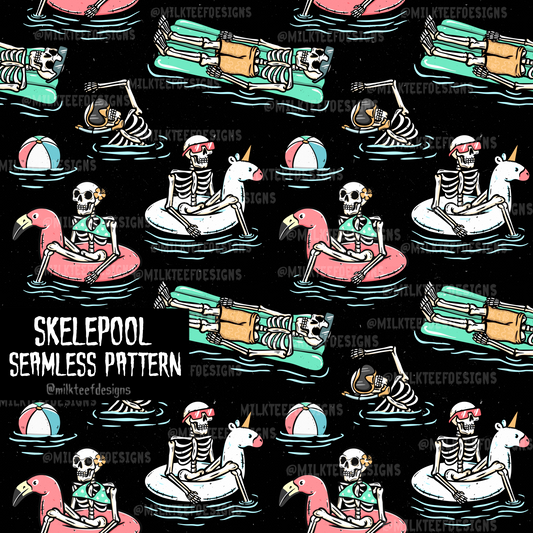 Skelepool / Seamless Pattern