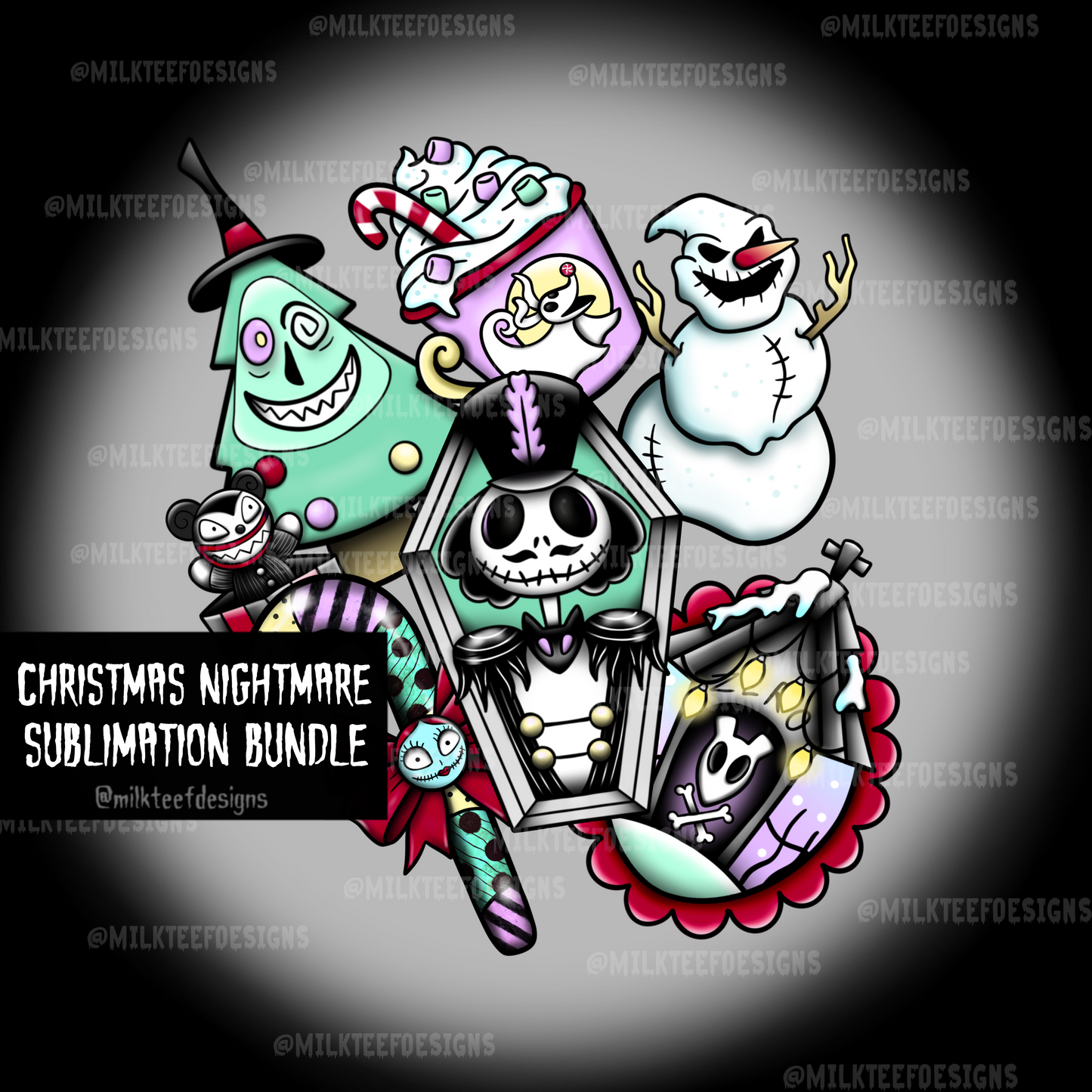 Christmas Nightmare / Sublimation Bundle (PNG)