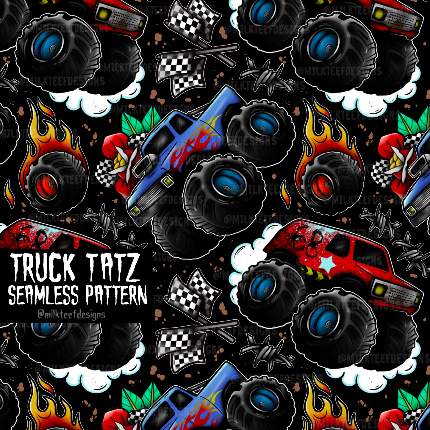 Truck Tatz / Seamless Patterns