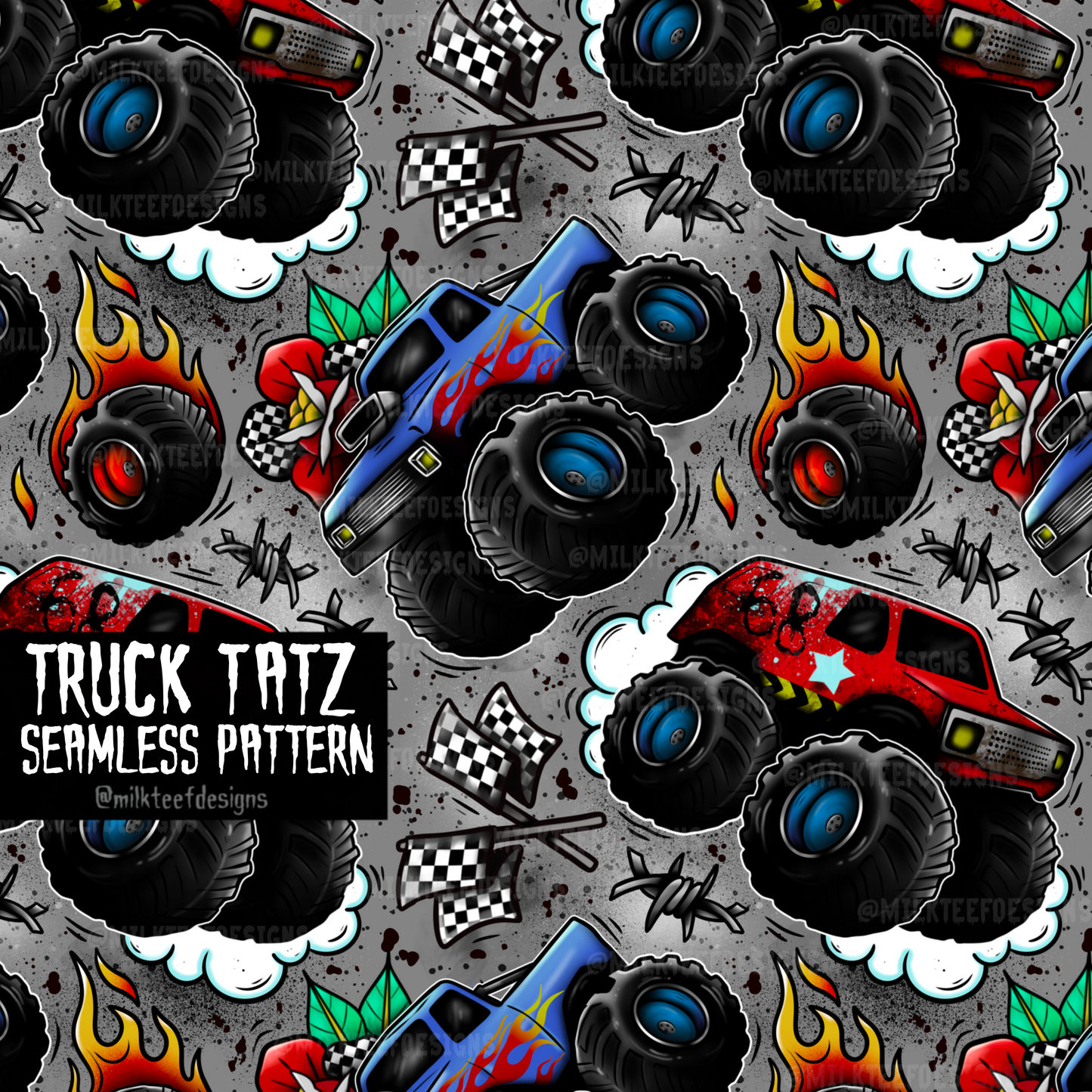 Truck Tatz / Seamless Patterns