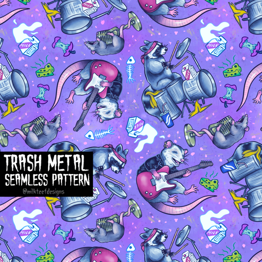Trash Metal / Seamless Pattern