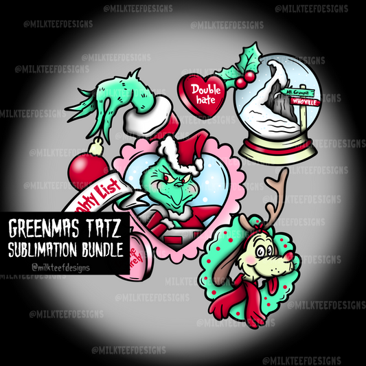 Greenmas Tatz / Sublimation Bundle (PNG)