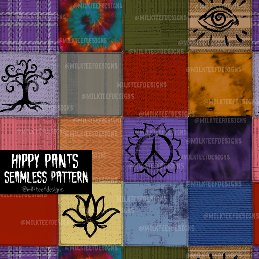 Hippy Pants / Seamless Pattern