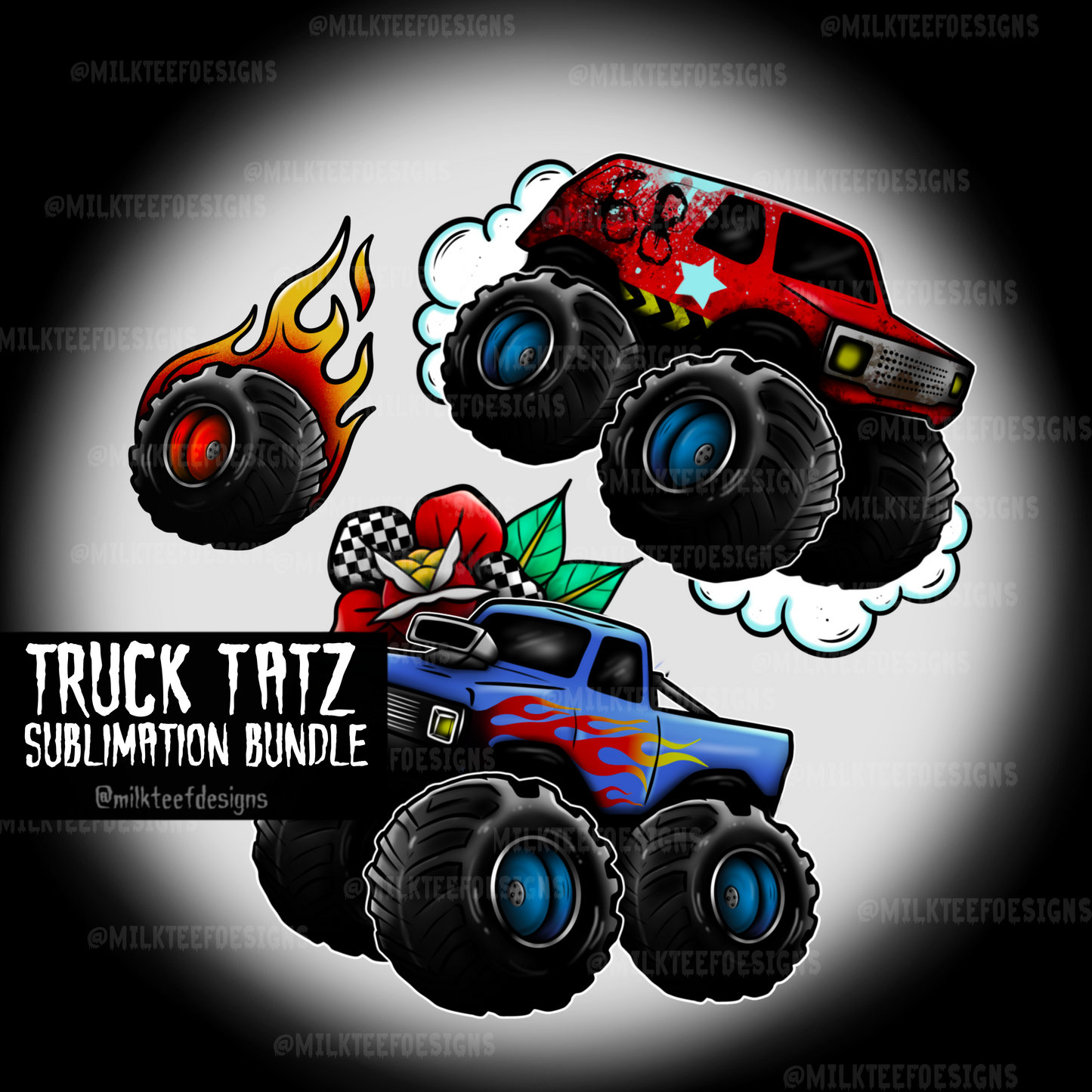 Truck Tatz / Sublimation Design (PNG)