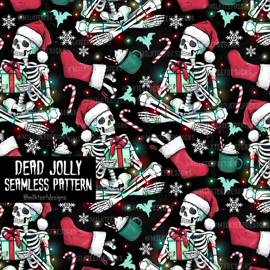 Dead Jolly  / Seamless Pattern