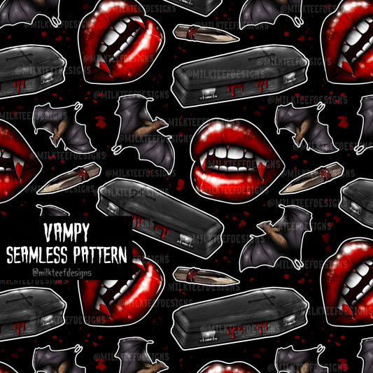 Vampy / Seamless Pattern