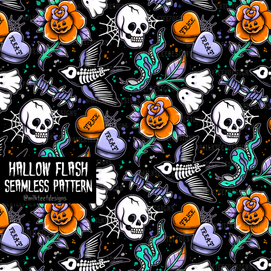 Hallow Flash / Seamless Pattern