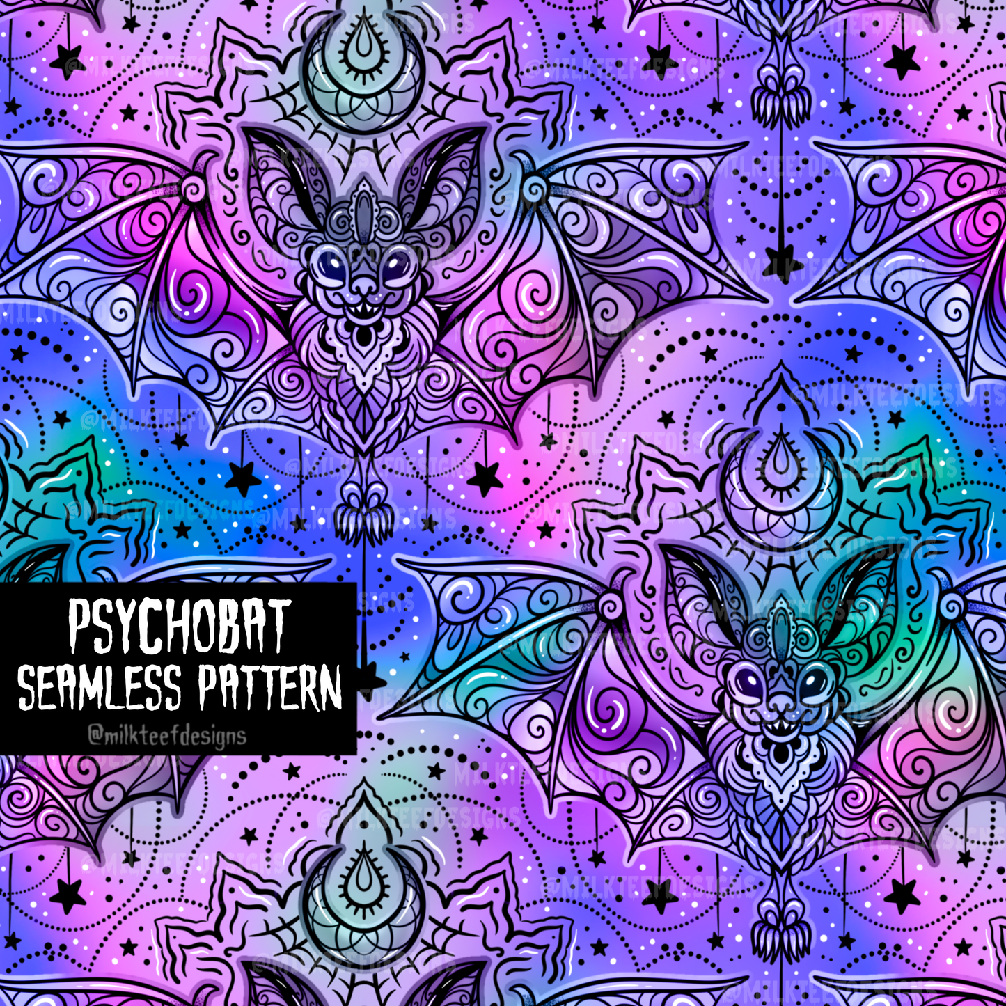 Psychobat / Seamless Patterns