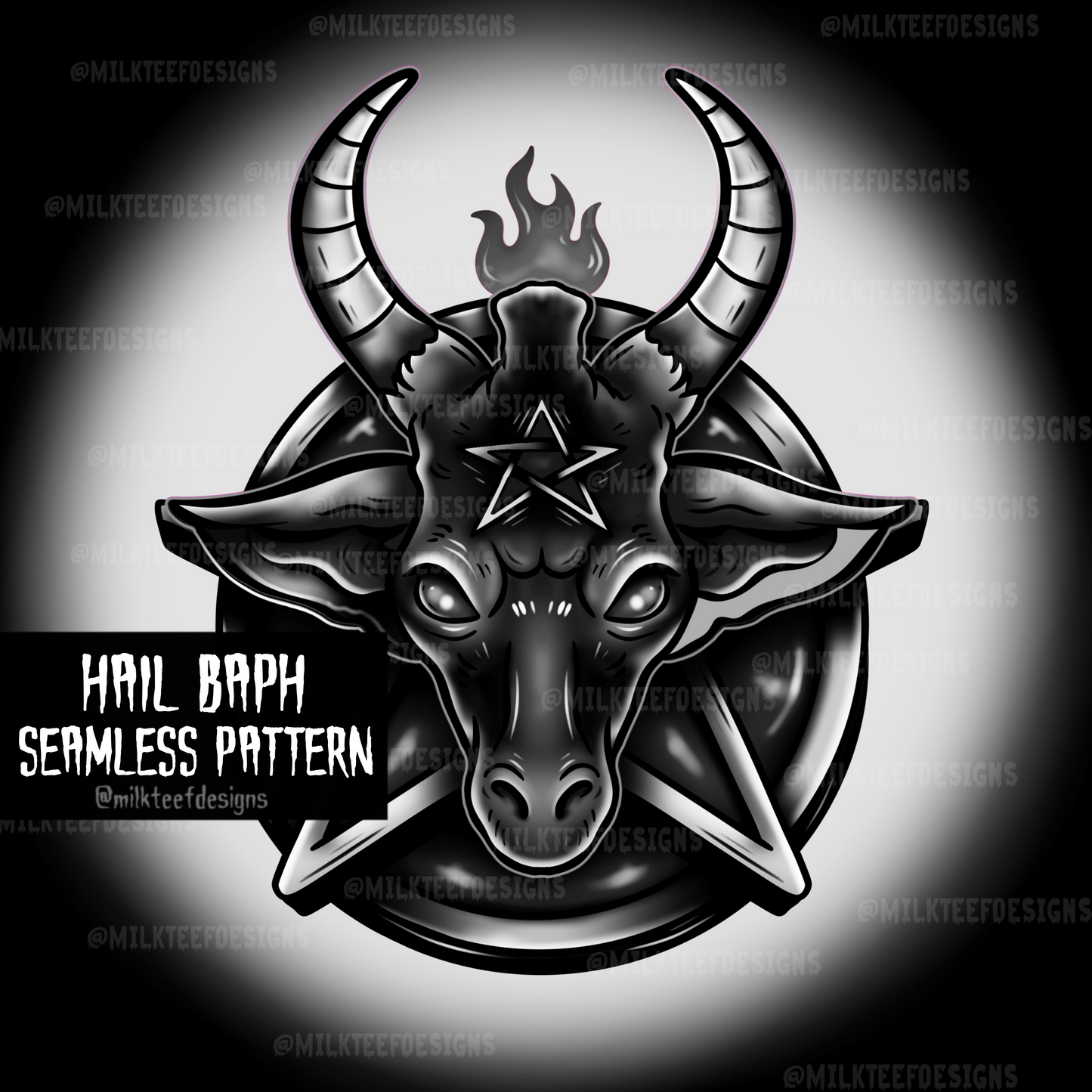 Hail Baph / Sublimation Design (PNG)