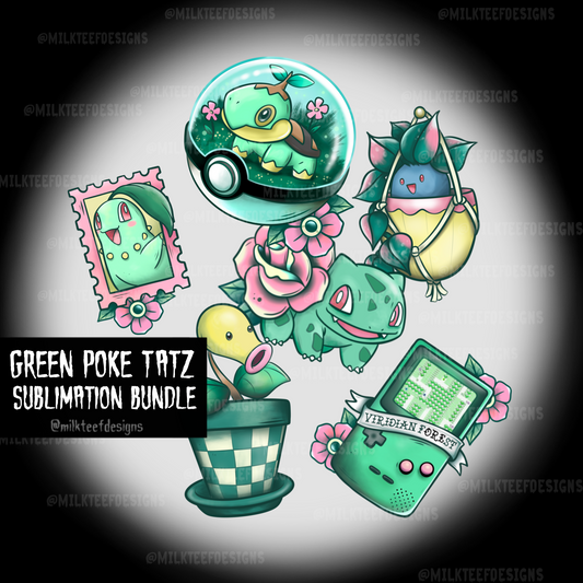 Grass Poke Tatz  / Sublimation Bundle