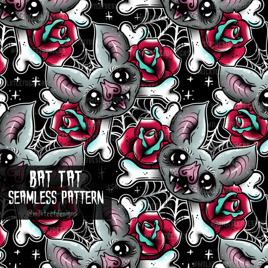 Bat Tat / Seamless Pattern