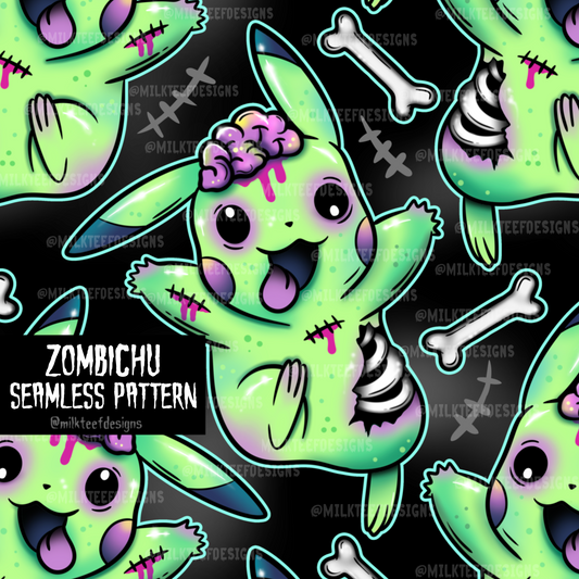 Zombichu / Seamless Pattern