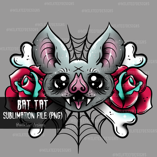 Bat Tat / Sublimation Design (PNG)