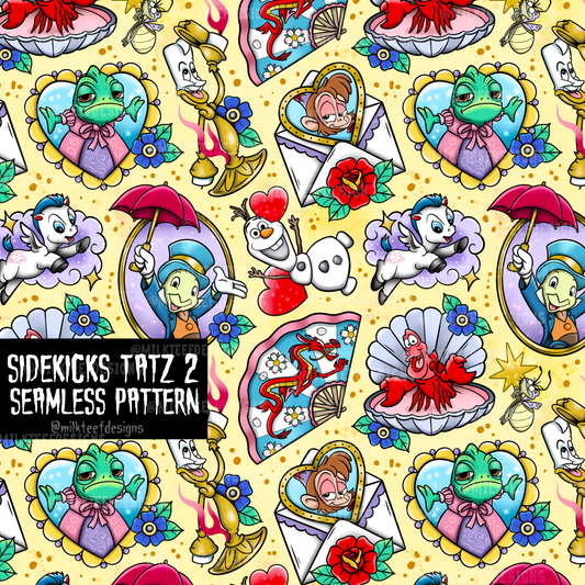 Sidekicks Tatz 2 / Seamless Pattern