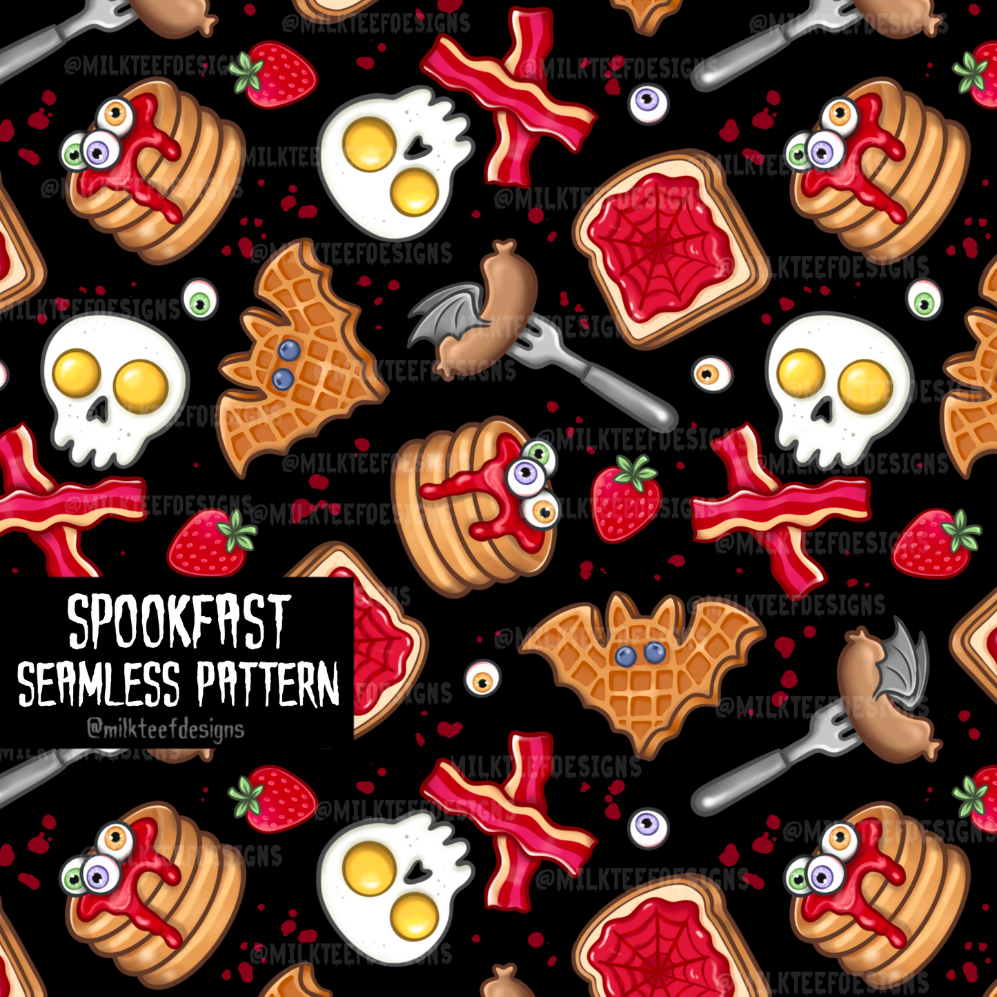 Spookfast / Seamless Pattern