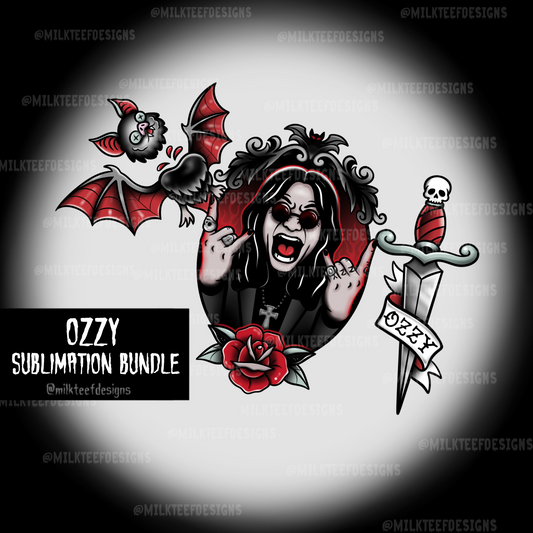 Ozzy / Sublimation Bundle (Parkinsons Charity Designs)