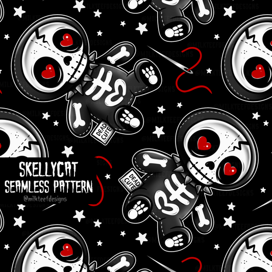 Skellycat / Seamless Pattern