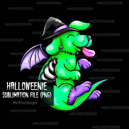 Halloweenie / Sublimation Design (PNG)