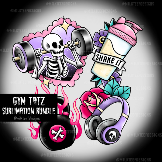 Gym Tatz / Sublimation Bundle (PNG)