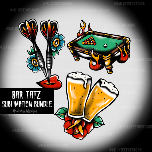 Bar Tatz / Sublimation Bundle (PNG)