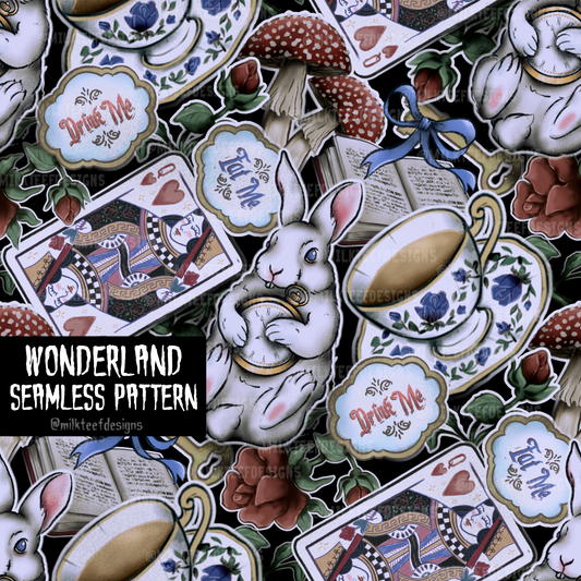 Wonderland / Seamless Pattern