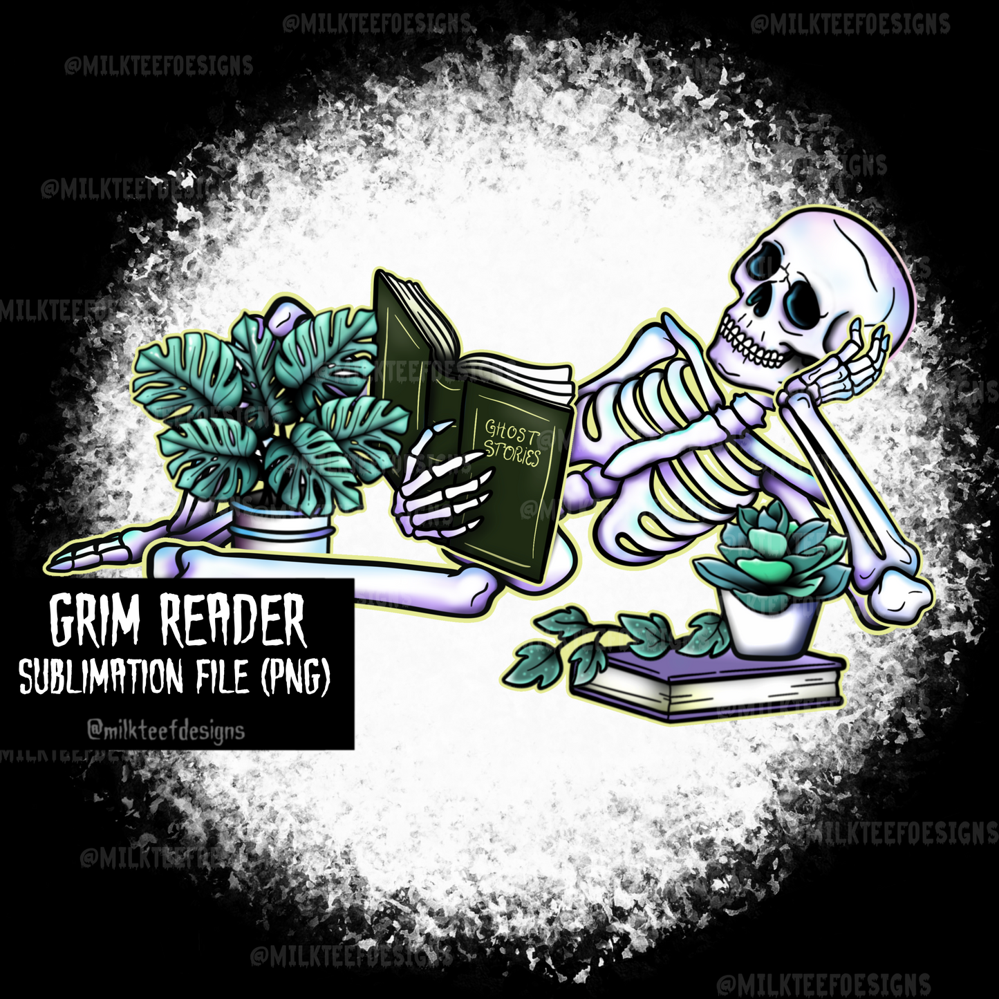 Grim Reader / Sublimation Bundle (PNG)