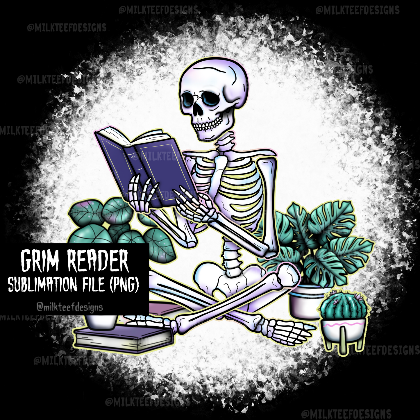 Grim Reader / Sublimation Bundle (PNG)