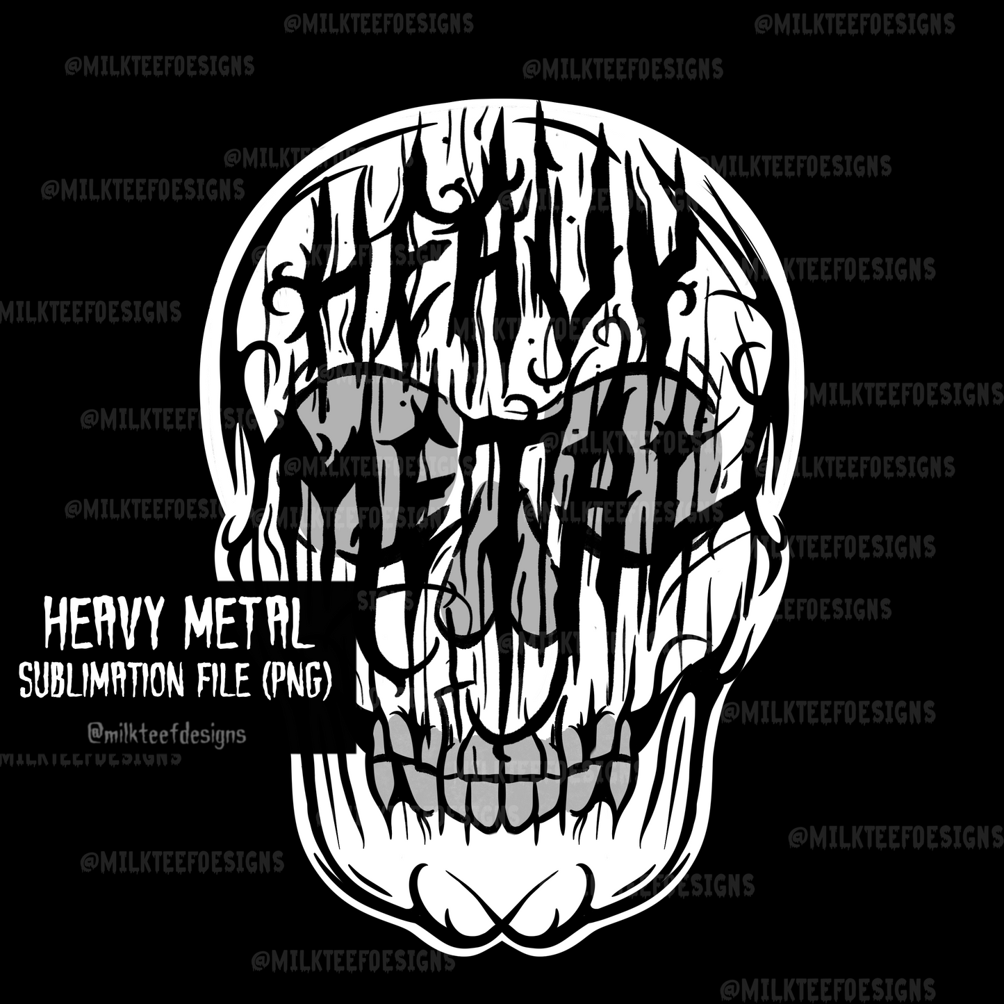 Heavy Metal / Sublimation Design (PNG)