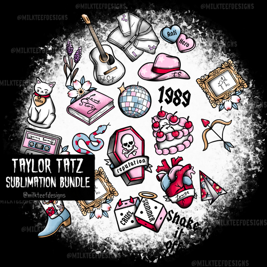 Taylor Tatz / Sublimation Design Bundle (PNG)