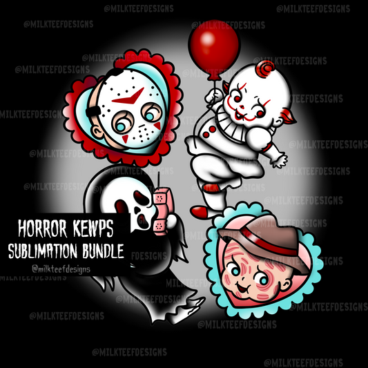 Horror Kewps / Sublimation Bundle(PNG)