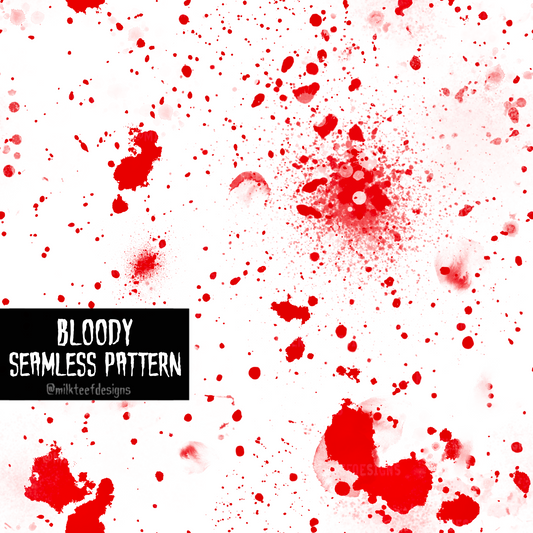 Bloody / Seamless Pattern