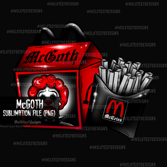 McGoth / Sublimation Design (PNG)