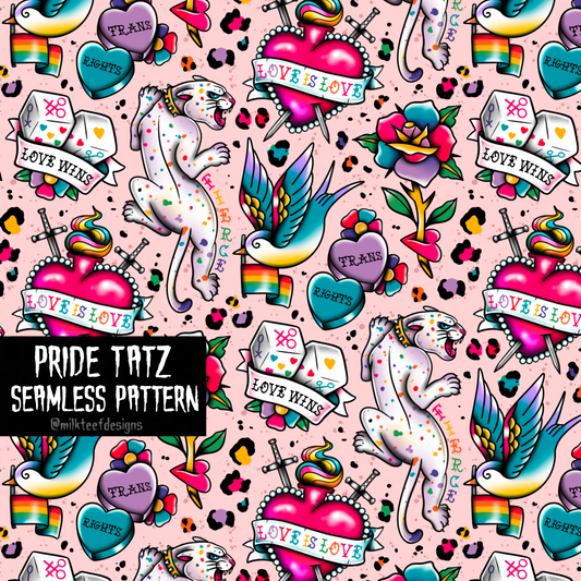 Pride Tatz / Seamless Pattern