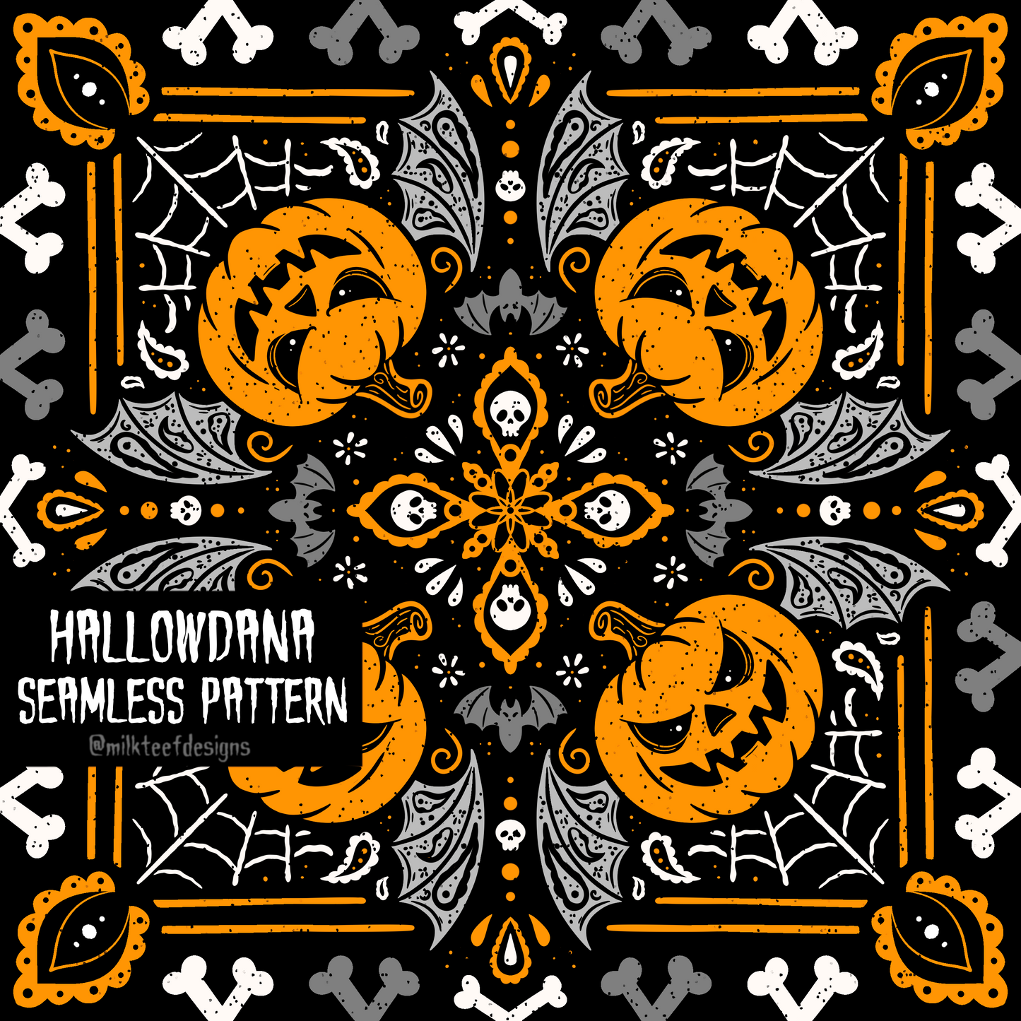 Hallowdana / Seamless Pattern