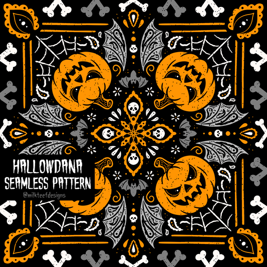 Hallowdana / Seamless Pattern