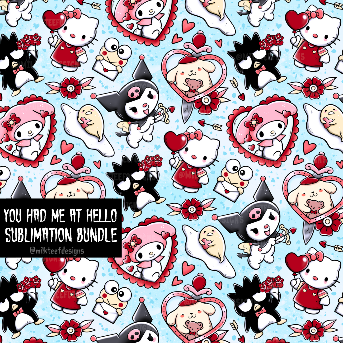 You Had Me At Hello  / Seamless Pattern