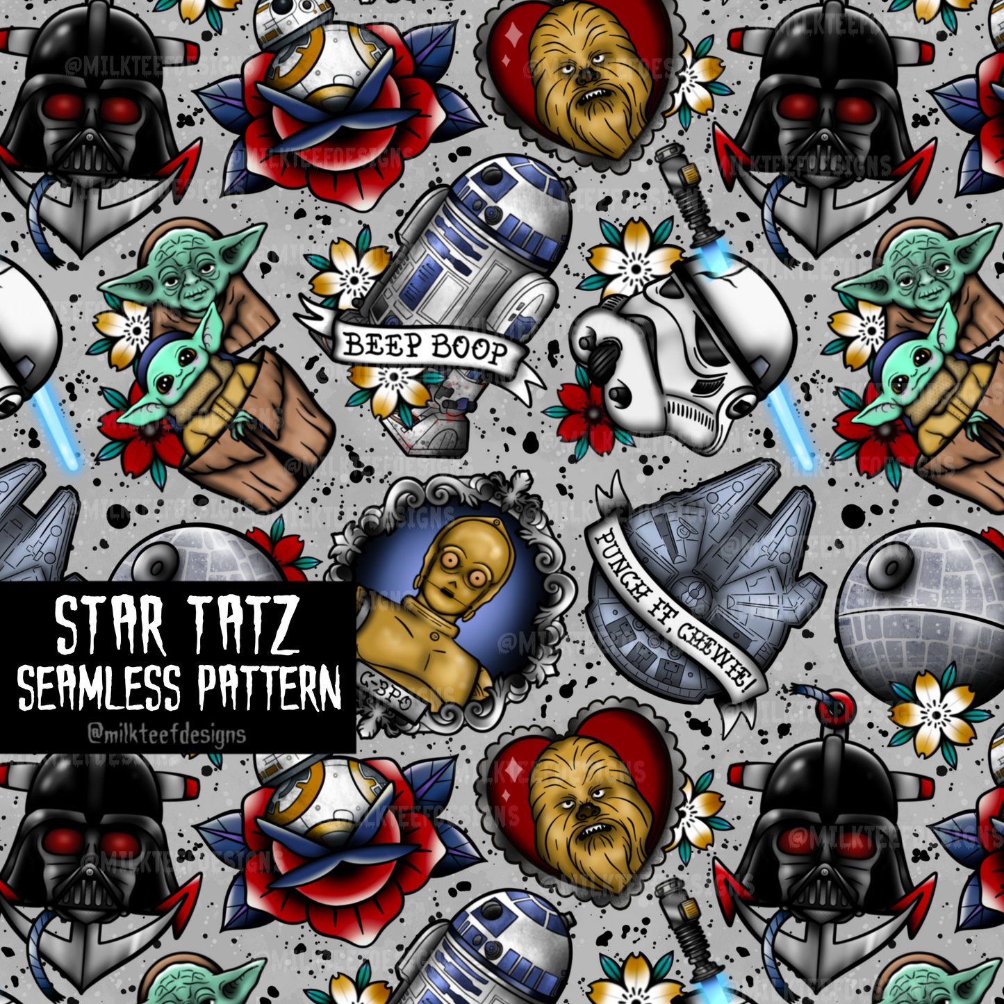 Star Tatz / Seamless Patterns